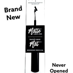 NEW!!!! DISCONTINUED NYX MATTE LIQUID EYELINER - BLACK